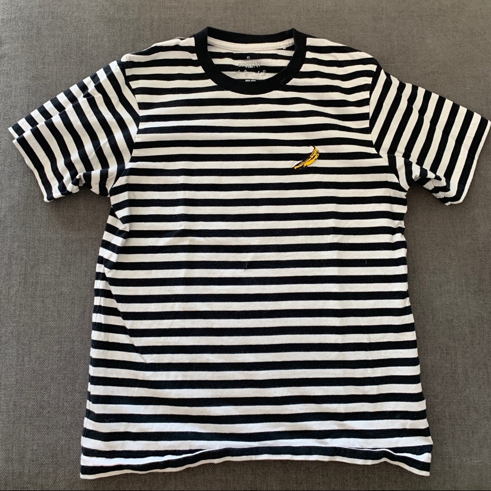 Uniqlo x Warhol Stripe Banana Shirt, XS